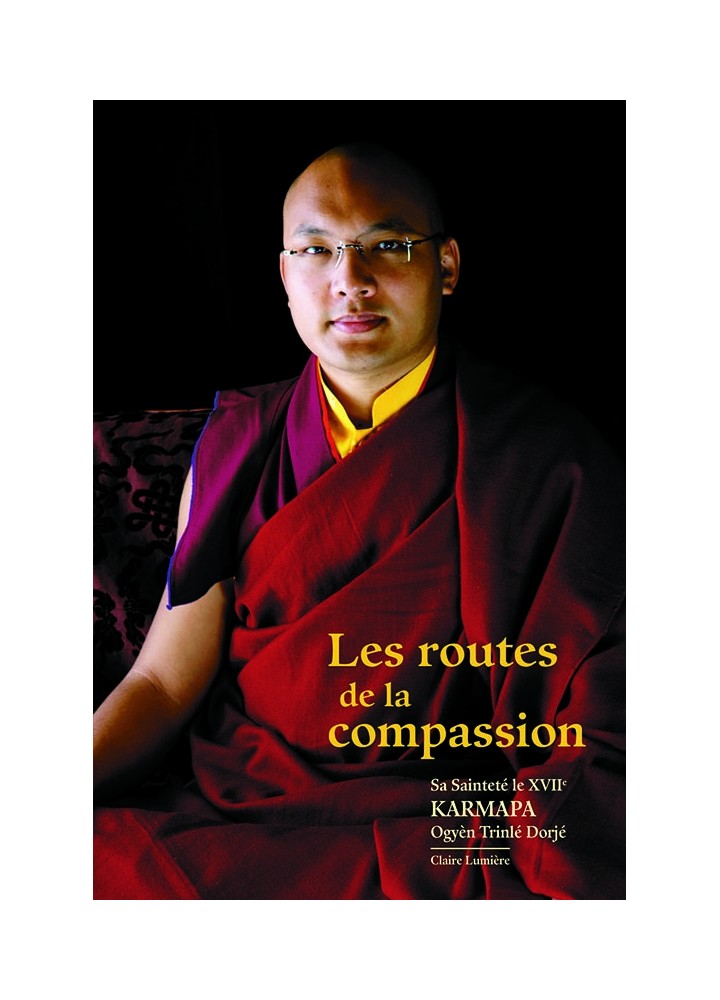 Livre des éditions Claire Lumière. Bouddhisme tibétain. Compassion, enseignement du Karmapa, grand maître bouddhiste